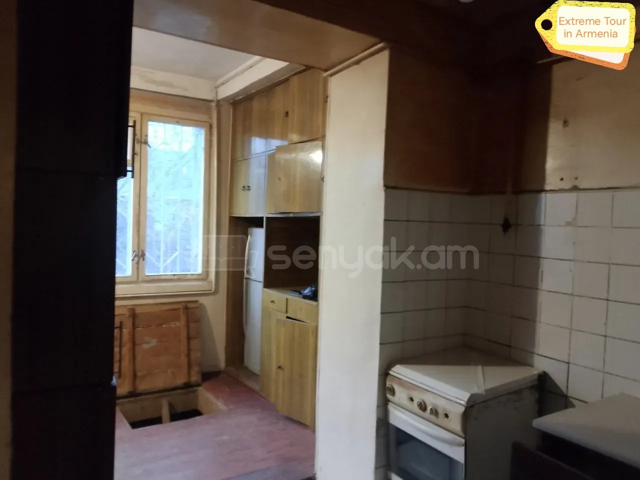 3 Սենյականոց Բնակարան Քարե Շենքում, 70քմ, 1/5 հարկ, Պետական Վիճակում