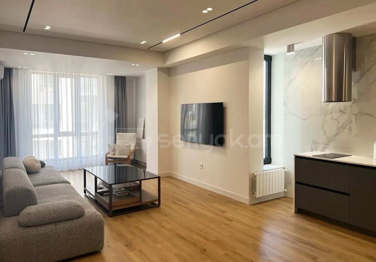 2 Սենյականոց Բնակարան Նորակառույցում, 72քմ, 4/5 հարկ, Դիզայներական Վերանորոգված