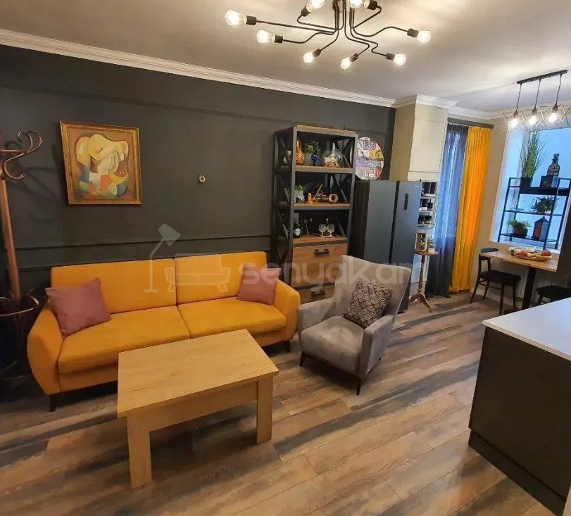 2 Սենյականոց Բնակարան Նորակառույցում, 47քմ, 1/12 հարկ, Դիզայներական Վերանորոգված, Կահավորված, Արևկող