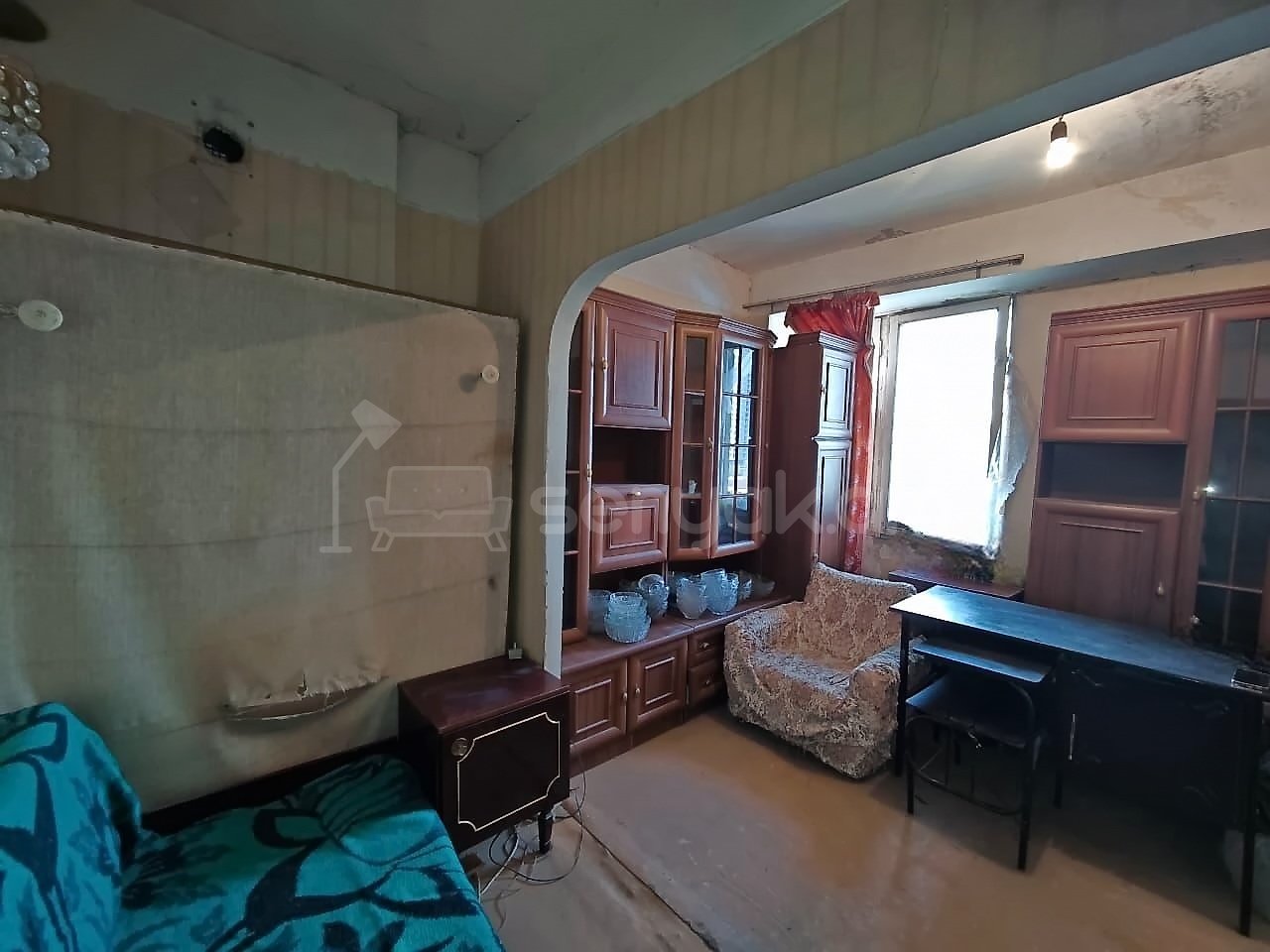 1 Սենյականոց Բնակարան, 27քմ, 8/9 հարկ, Պետական Վիճակում