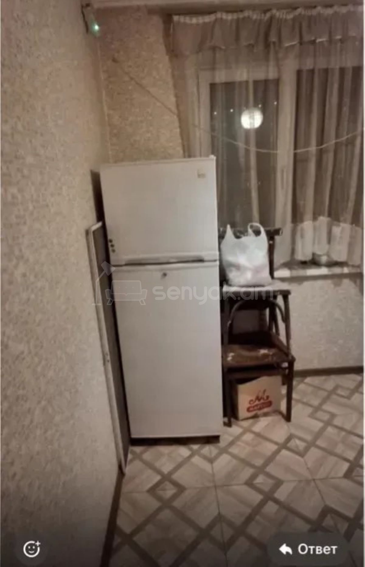 2 Սենյականոց Բնակարան, 37քմ, 4/5 հարկ, Նորմալ Վիճակում