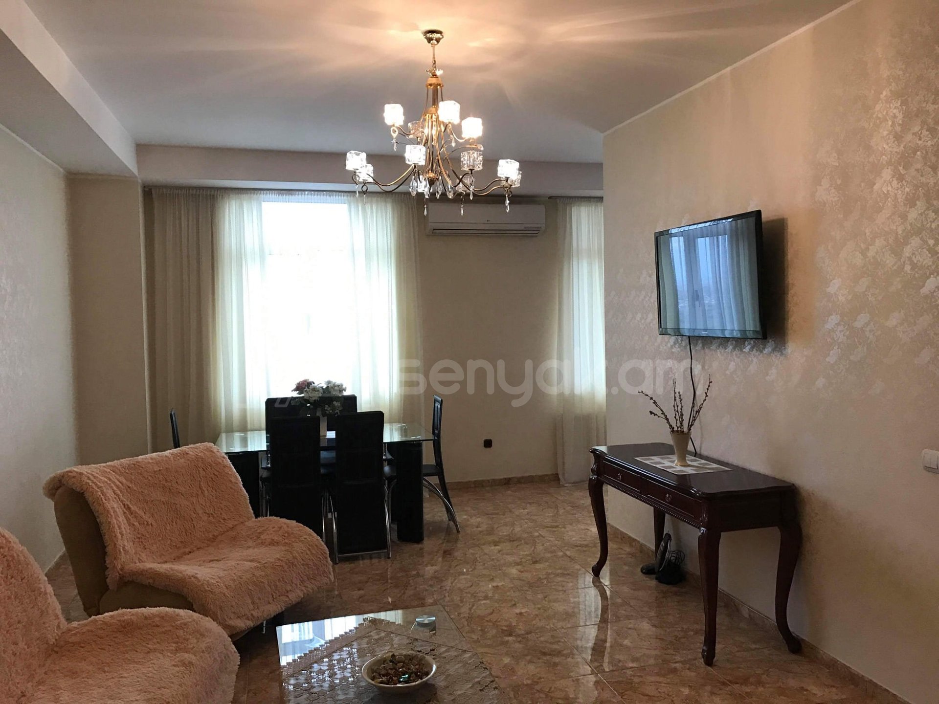 3 Սենյականոց Բնակարան Նորակառույցում, 110քմ, 13/22 հարկ, Կապիտալ Վերանորոգված