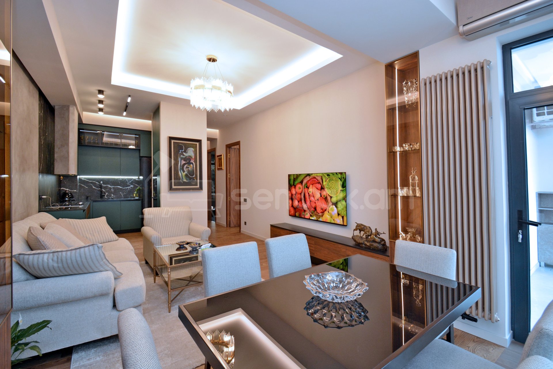 2 Սենյականոց Բնակարան Նորակառույցում, 71քմ, 18/18 հարկ, Դիզայներական Վերանորոգված