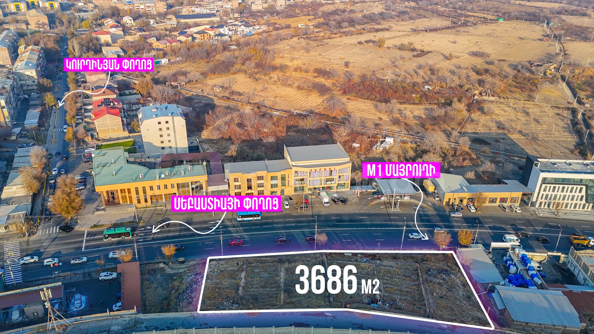 Բնակելի Նշանակության Հողատարածք, 3686քմ