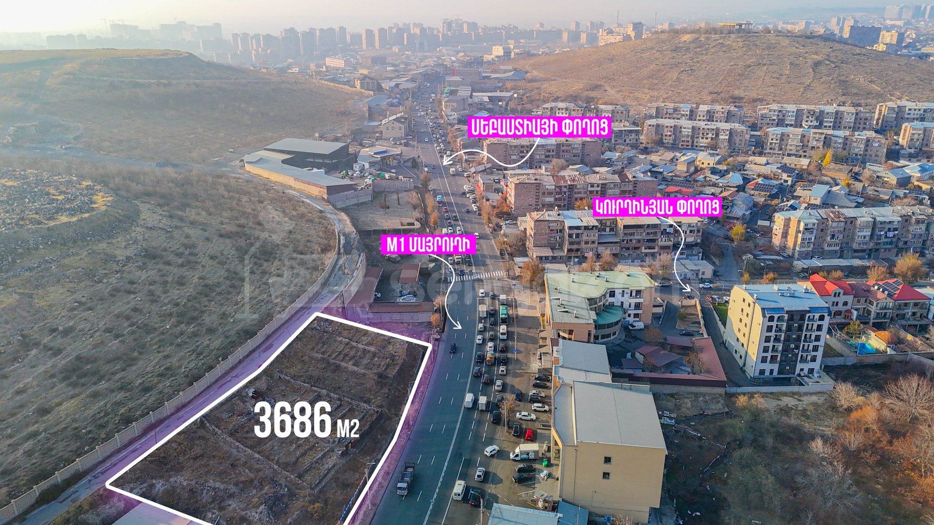 Բնակելի Նշանակության Հողատարածք, 3686քմ