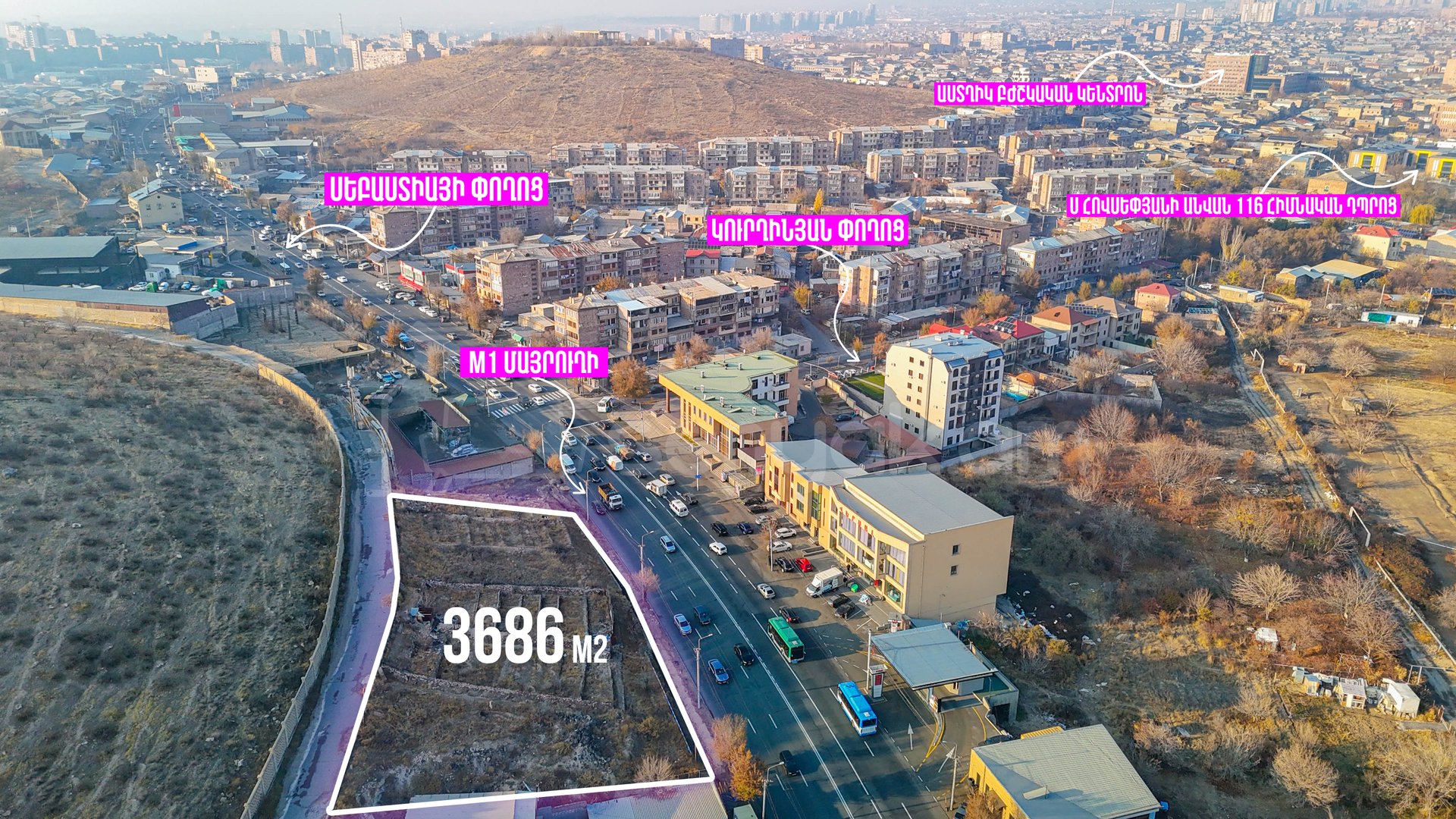 Բնակելի Նշանակության Հողատարածք, 3686քմ