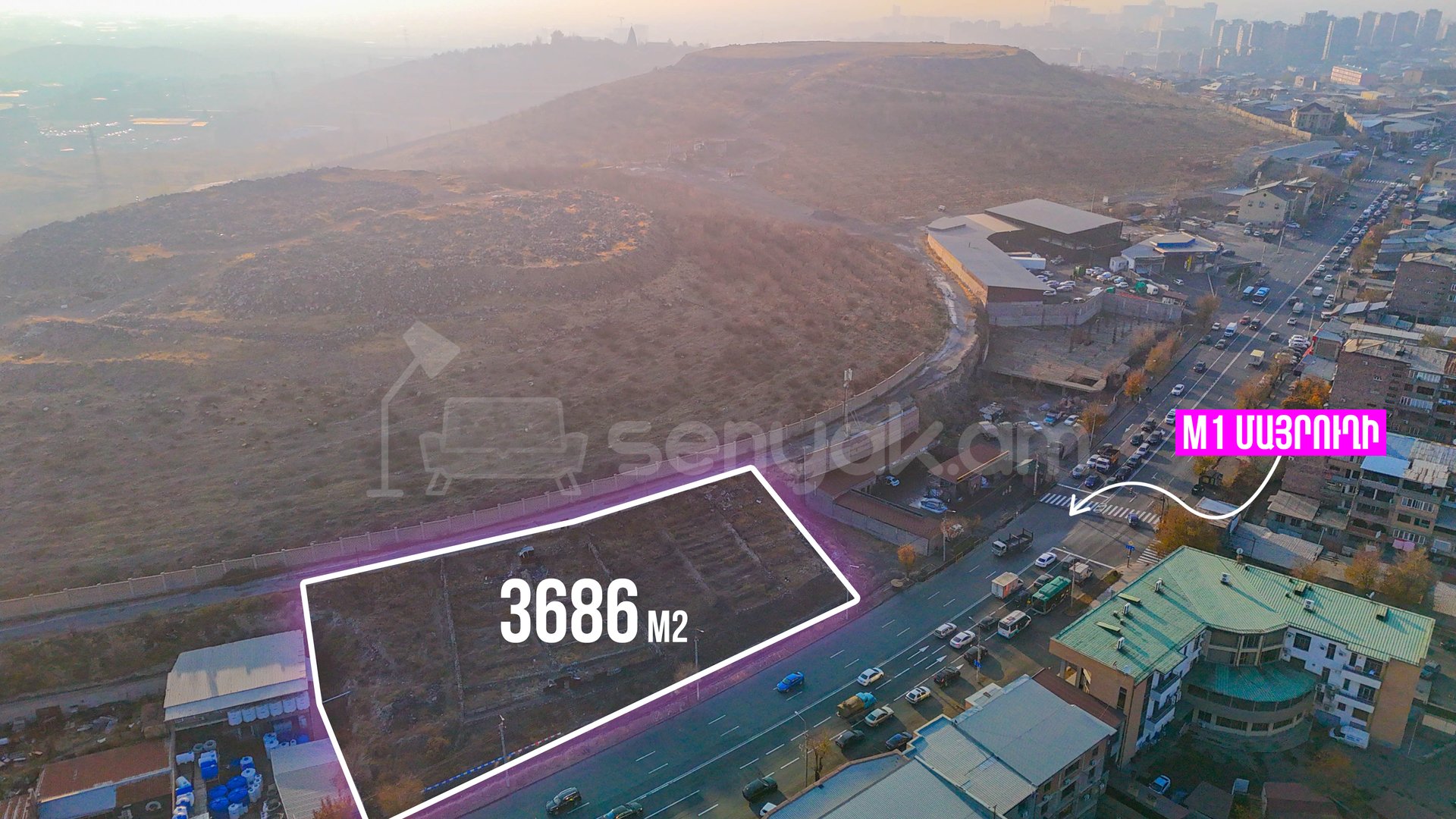 Բնակելի Նշանակության Հողատարածք, 3686քմ