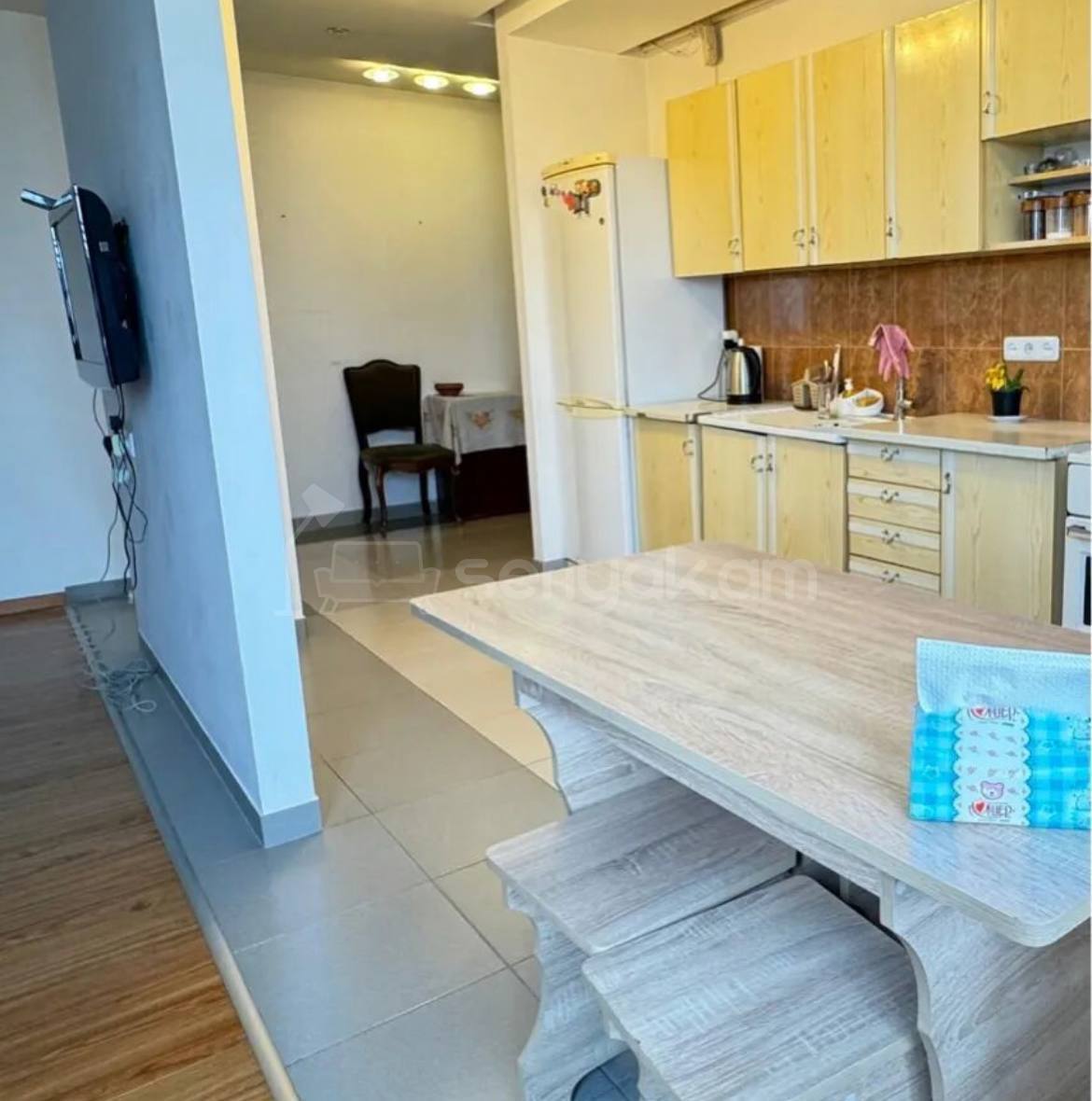 1 Սենյականոց Բնակարան, 54քմ, 12/16 հարկ, Կապիտալ Վերանորոգված, Կահավորված