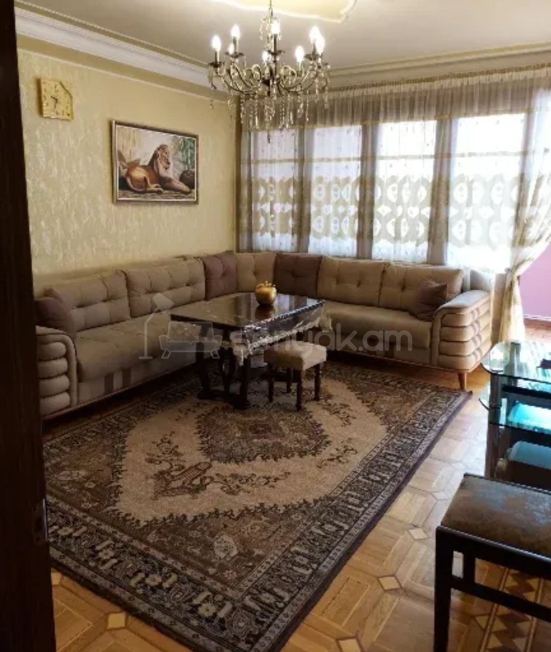 3 Սենյականոց Բնակարան Քարե Շենքում, 84քմ, 5/5 հարկ, Նորմալ Վիճակում