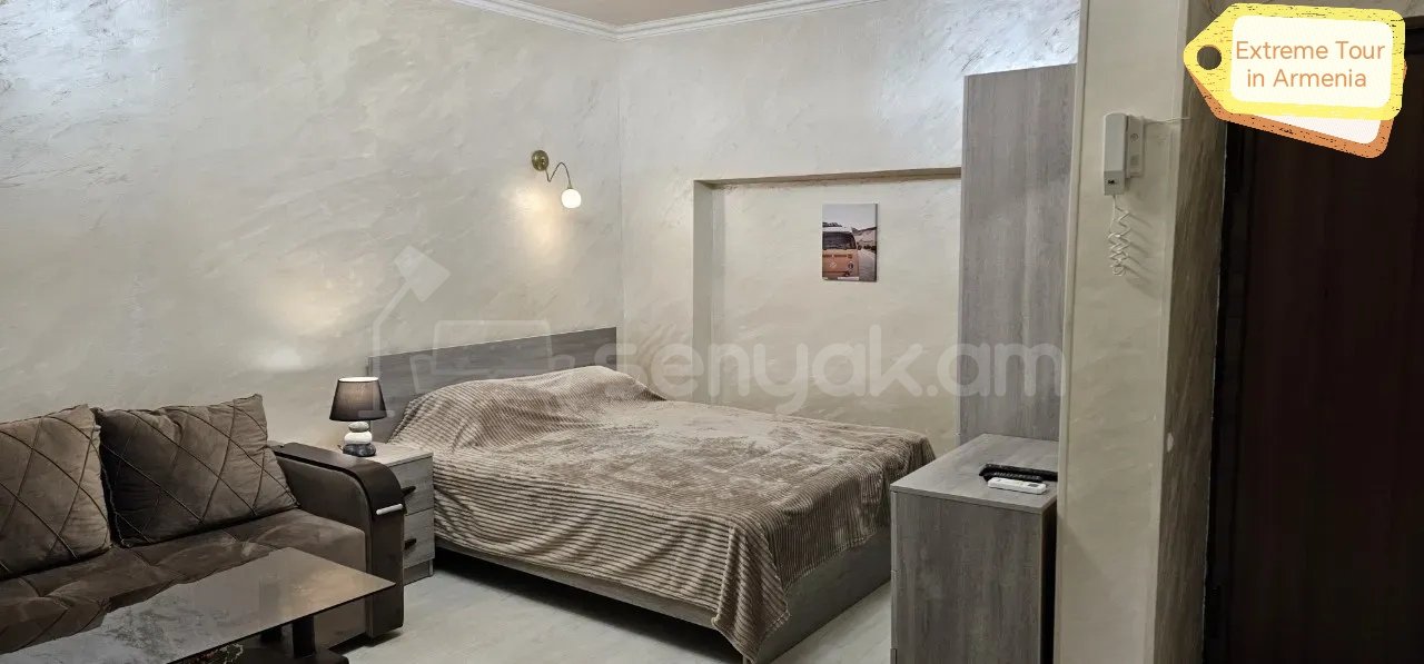 1 Սենյականոց Բնակարան Քարե Շենքում, 32քմ, 4/5 հարկ, Դիզայներական Վերանորոգված, Կահավորված, Արևկող