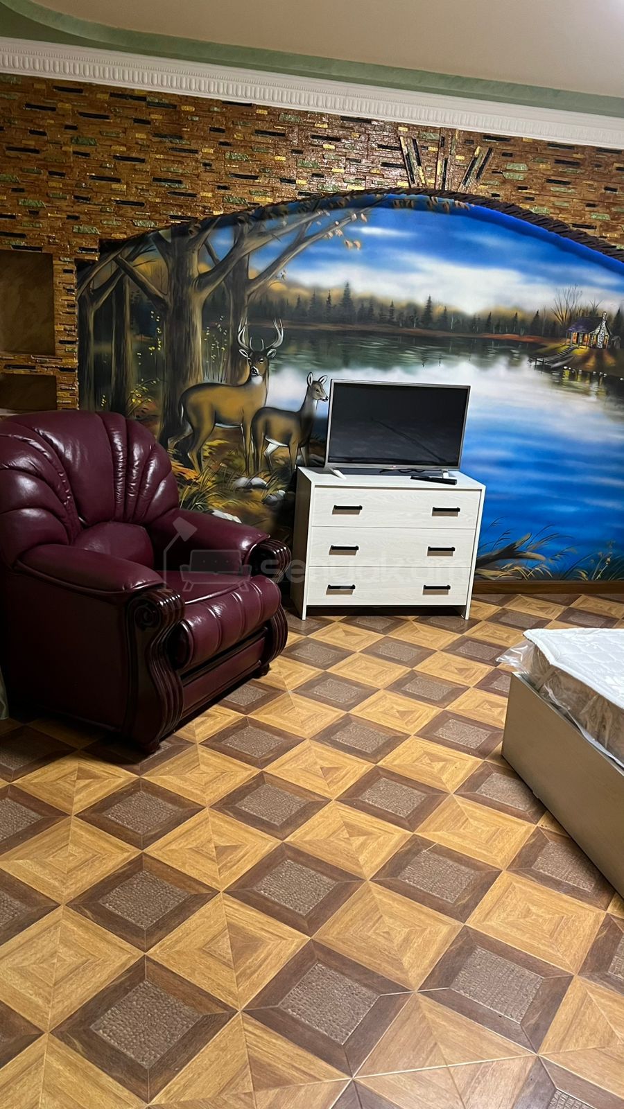 2 Սենյականոց Բնակարան Քարե Շենքում, 40քմ, 1/1 հարկ, Նորմալ Վիճակում, Կահավորված