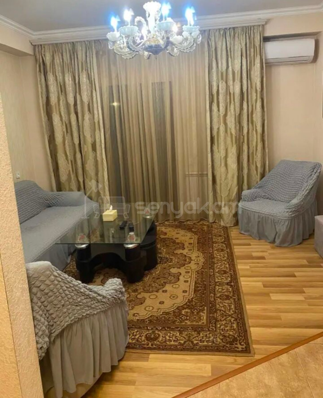 3 Սենյականոց Բնակարան Նորակառույցում, 87քմ, 1/3 հարկ, Կապիտալ Վերանորոգված, Կահավորված