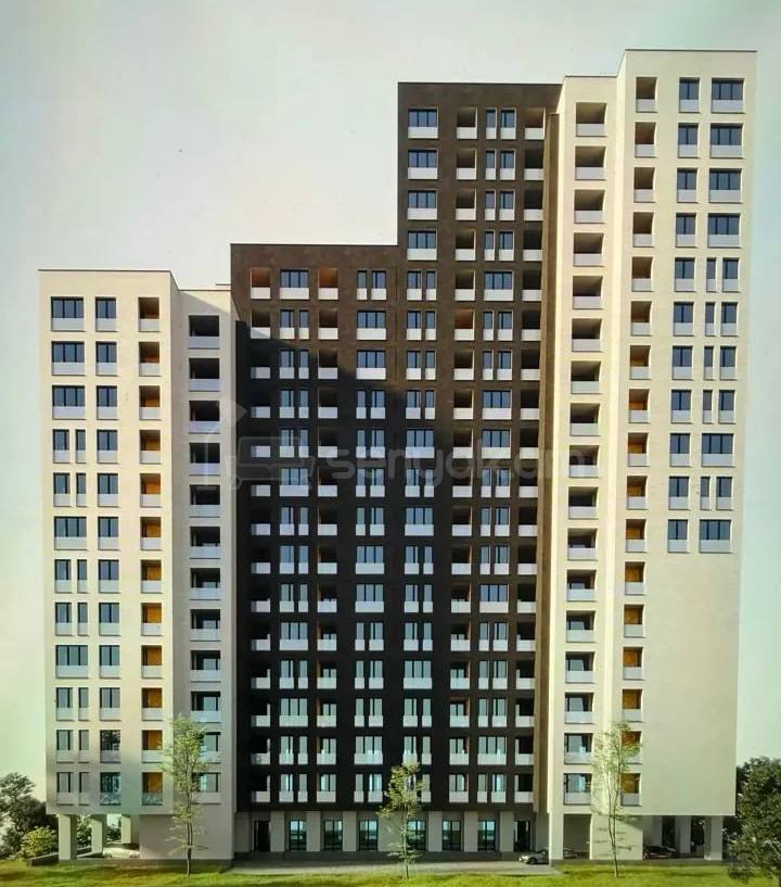 2 Սենյականոց Բնակարան, 61քմ, 11/18 հարկ, Զրոյական Վիճակում
