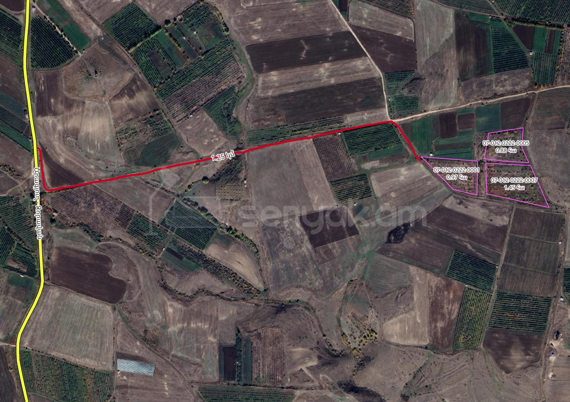 Հողամաս, 33000քմ, Ոռոգման Ջրով, Ցանկապատված