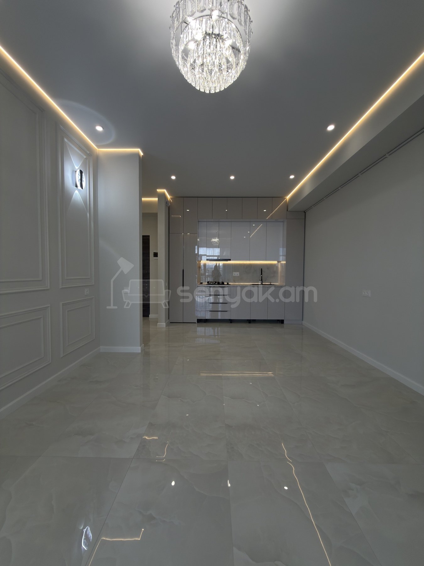 2 Սենյականոց Բնակարան Նորակառույցում, 52քմ, 10/18 հարկ, Դիզայներական Վերանորոգված