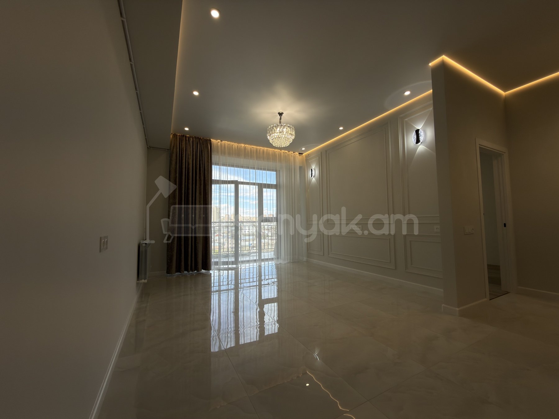 2 Սենյականոց Բնակարան Նորակառույցում, 52քմ, 10/18 հարկ, Դիզայներական Վերանորոգված