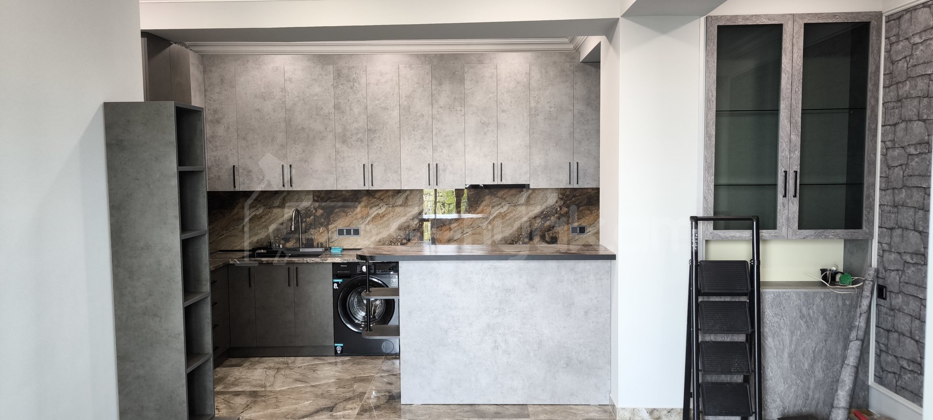 3 Սենյականոց Բնակարան Նորակառույցում, 77քմ, 1/4 հարկ, Դիզայներական Վերանորոգված