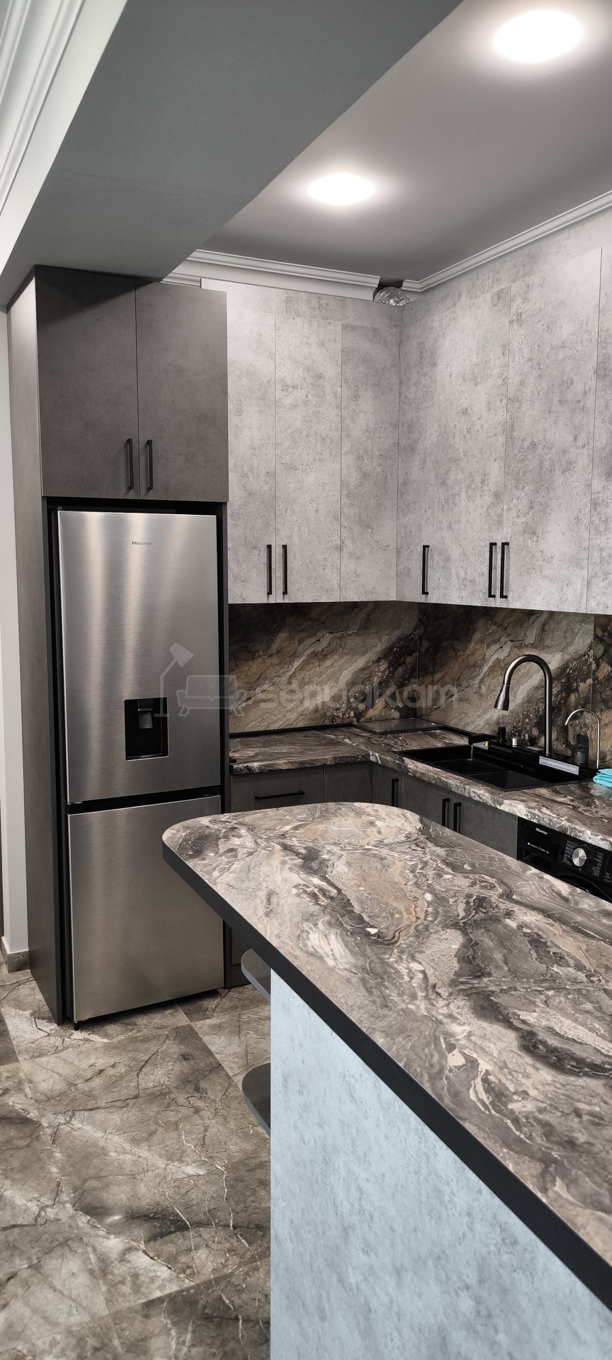 3 Սենյականոց Բնակարան Նորակառույցում, 77քմ, 1/4 հարկ, Դիզայներական Վերանորոգված