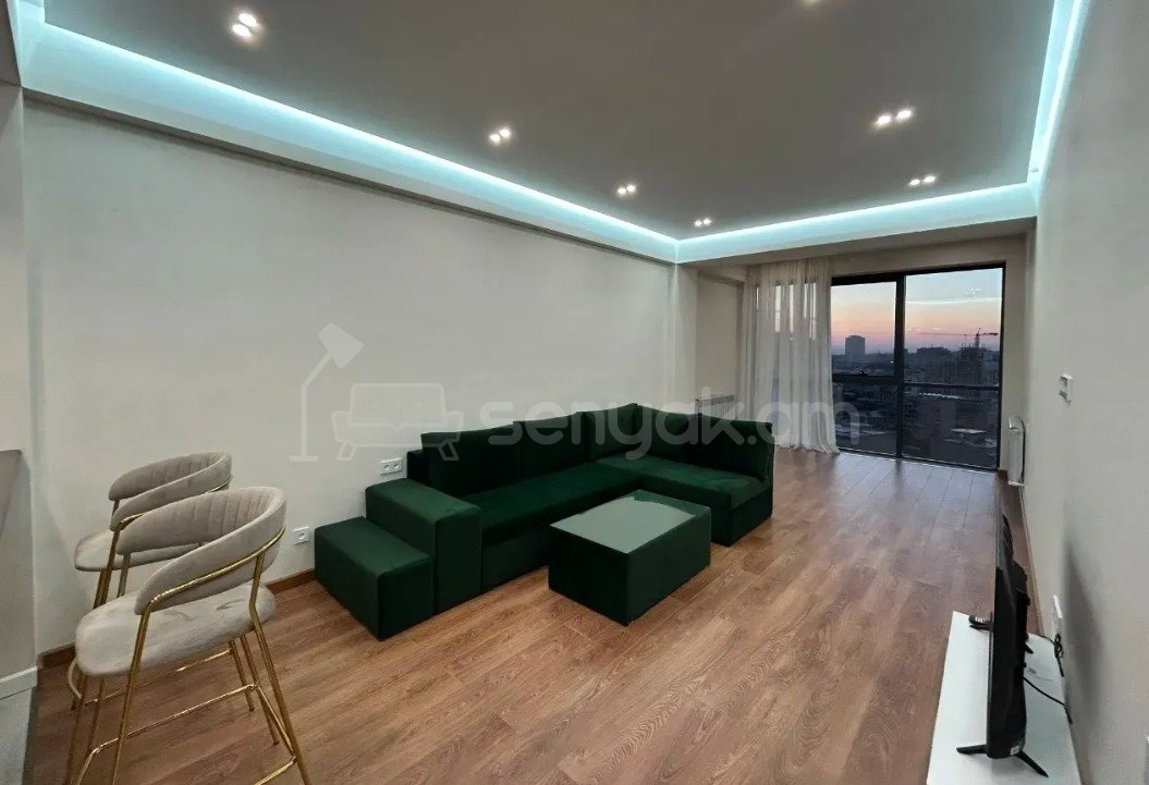 2 Սենյականոց Բնակարան Նորակառույցում, 74քմ, 15/18 հարկ, Դիզայներական Վերանորոգված, Կահավորված, Արևկող