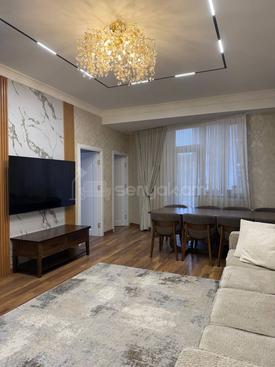 4 Սենյականոց Բնակարան Նորակառույցում, 100քմ, 3/16 հարկ, Դիզայներական Վերանորոգված