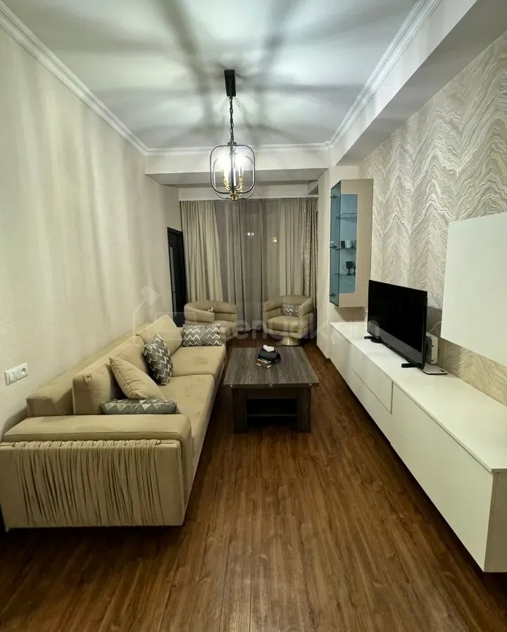 2 Սենյականոց Բնակարան Նորակառույցում, 45քմ, 7/8 հարկ, Դիզայներական Վերանորոգված