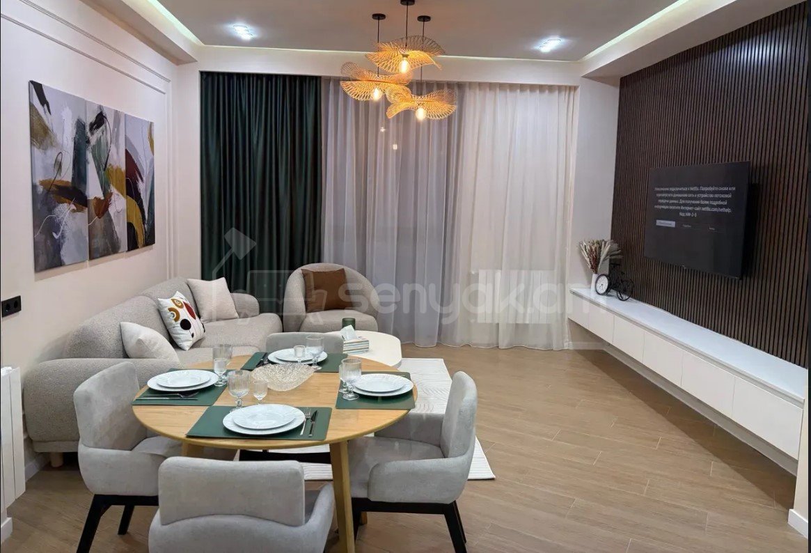 2 Սենյականոց Բնակարան Նորակառույցում, 56քմ, 6/18 հարկ, Դիզայներական Վերանորոգված, Կահավորված