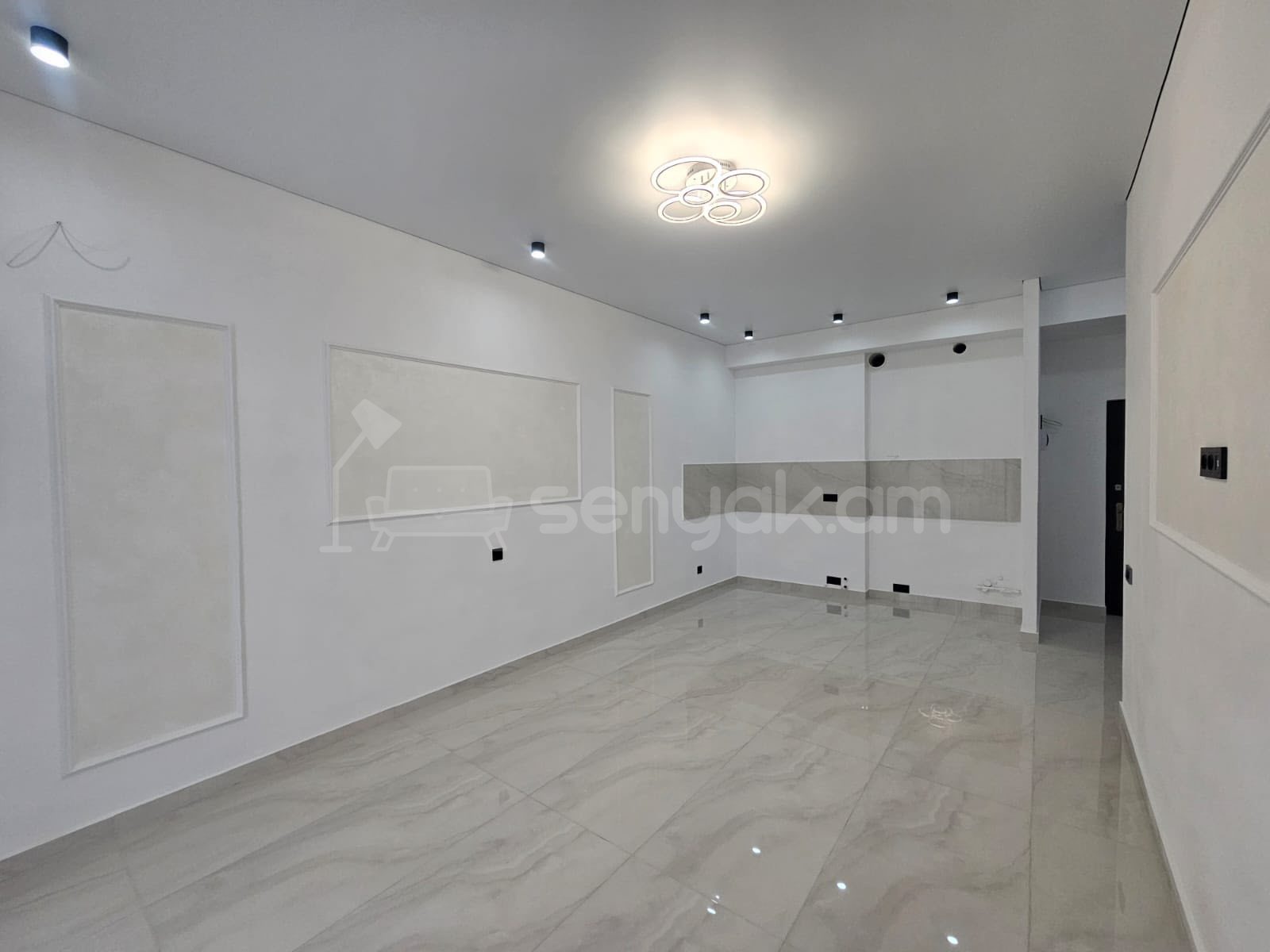 3 Սենյականոց Բնակարան Նորակառույցում, 56քմ, 5/7 հարկ, Կապիտալ Վերանորոգված