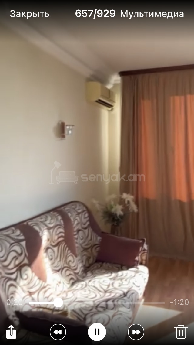 3 Սենյականոց Բնակարան, 80քմ, 9/10 հարկ, Կապիտալ Վերանորոգված, Կահավորված, Արևկող