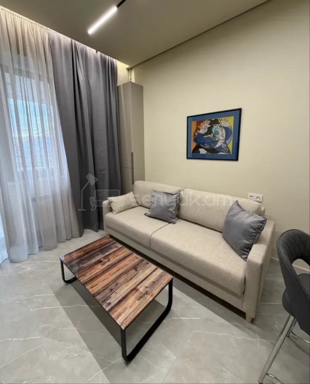 2 Սենյականոց Բնակարան Նորակառույցում, 51քմ, 9/18 հարկ, Կապիտալ Վերանորոգված, Կահավորված, Արևկող