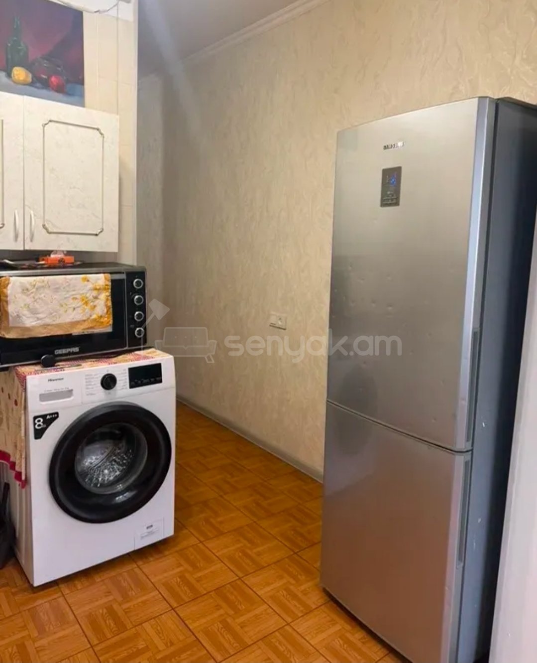 3 Սենյականոց Բնակարան Քարե Շենքում, 56քմ, 1/5 հարկ, Նորմալ Վիճակում, Կահավորված, Արևկող