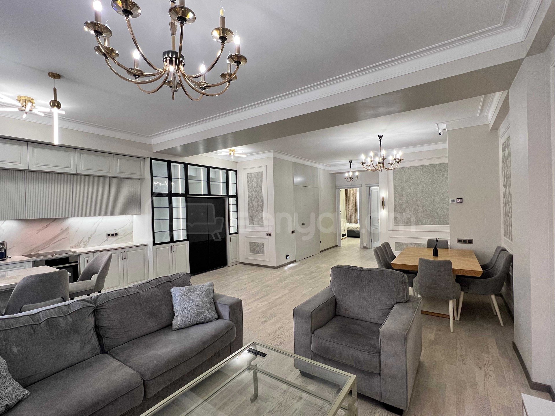 3 Սենյականոց Բնակարան Նորակառույցում, 120քմ, 3/15 հարկ, Դիզայներական Վերանորոգված