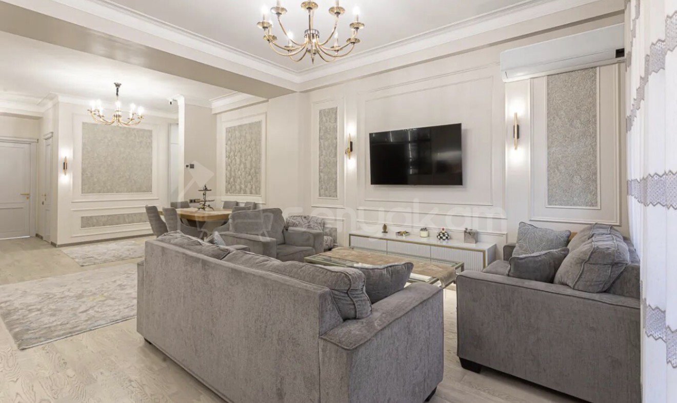 3 Սենյականոց Բնակարան Նորակառույցում, 120քմ, 3/15 հարկ, Դիզայներական Վերանորոգված