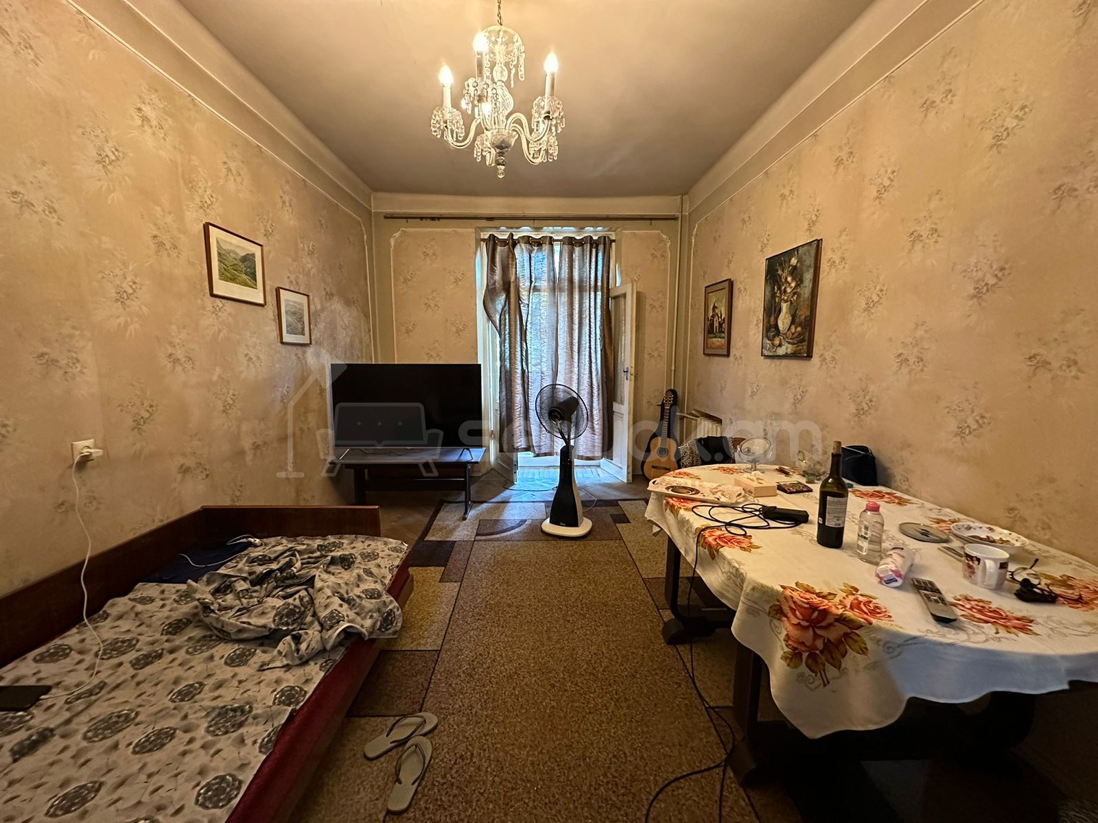 2 Սենյականոց Բնակարան Քարե Շենքում, 63քմ, 2/5 հարկ, Պետական Վիճակում