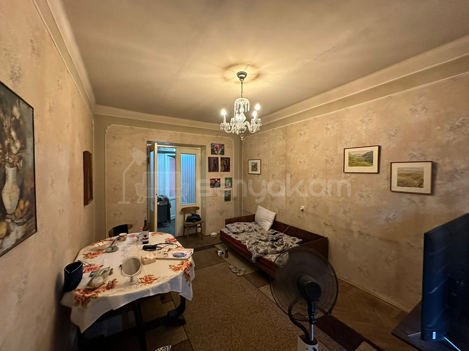 2 Սենյականոց Բնակարան Քարե Շենքում, 63քմ, 2/5 հարկ, Պետական Վիճակում