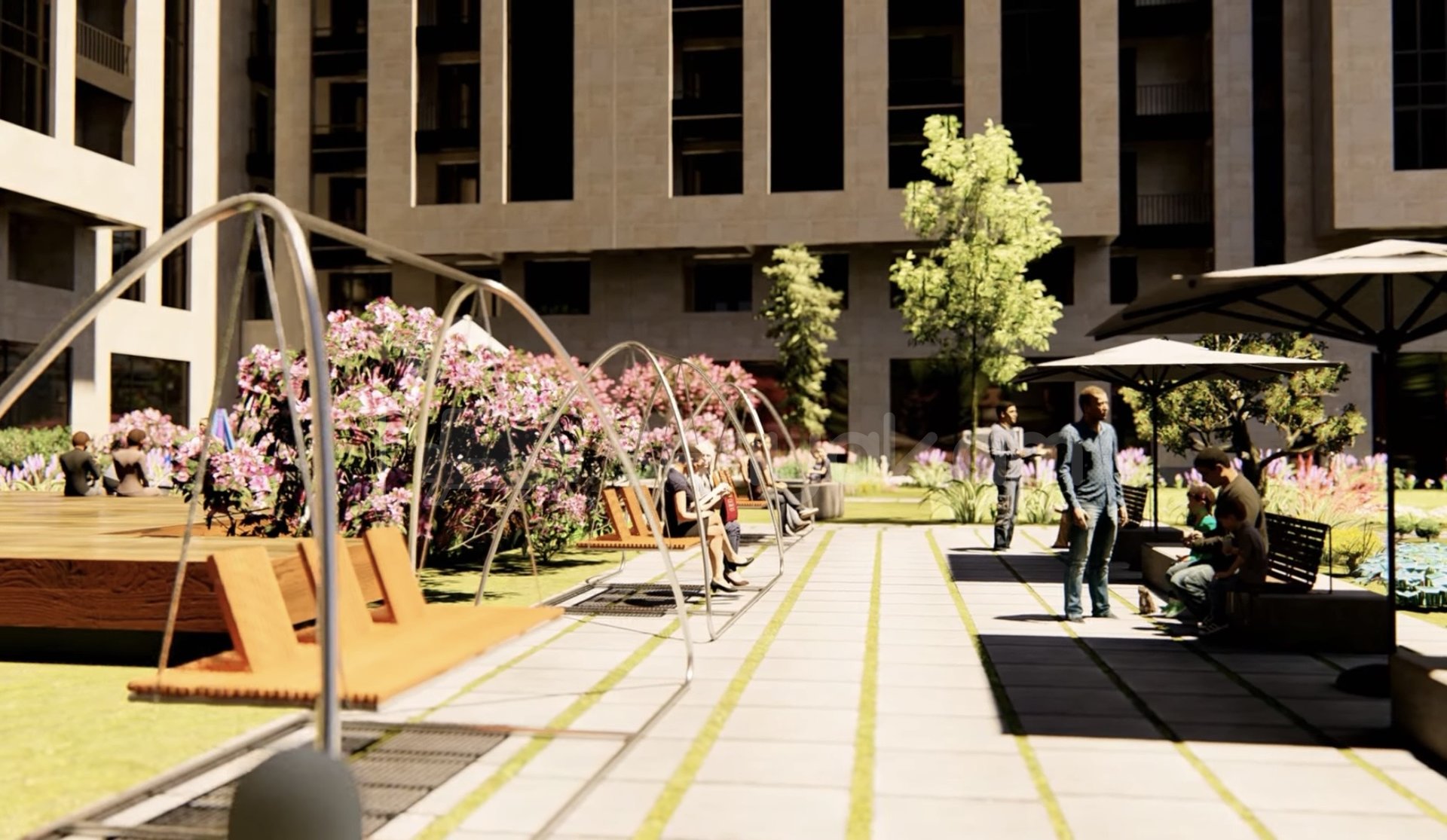 4 Սենյականոց Բնակարան Նորակառույցում, 127քմ, 3/16 հարկ, Զրոյական Վիճակում