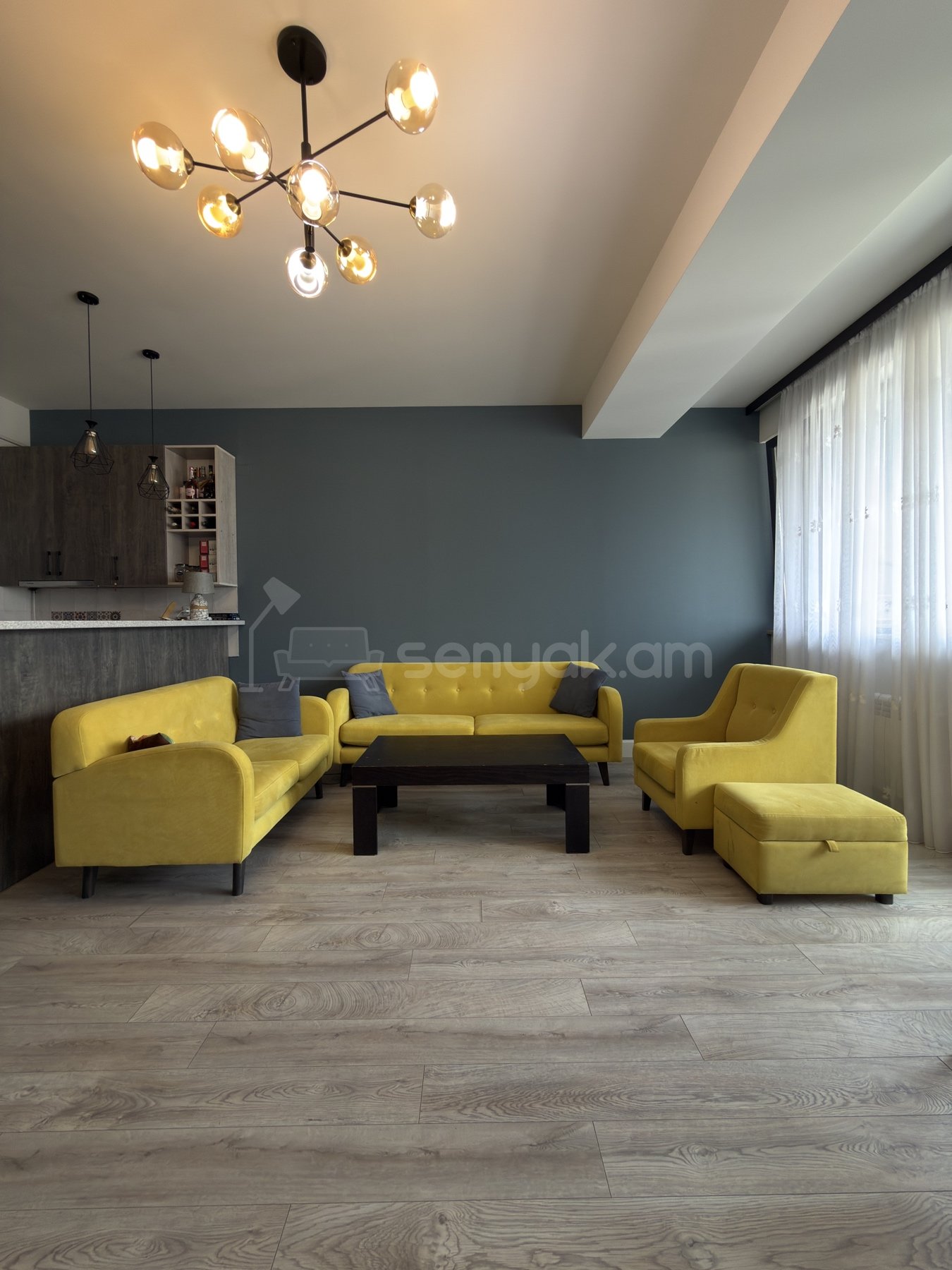 3 Սենյականոց Բնակարան Նորակառույցում, 99քմ, 8/18 հարկ, Դիզայներական Վերանորոգված