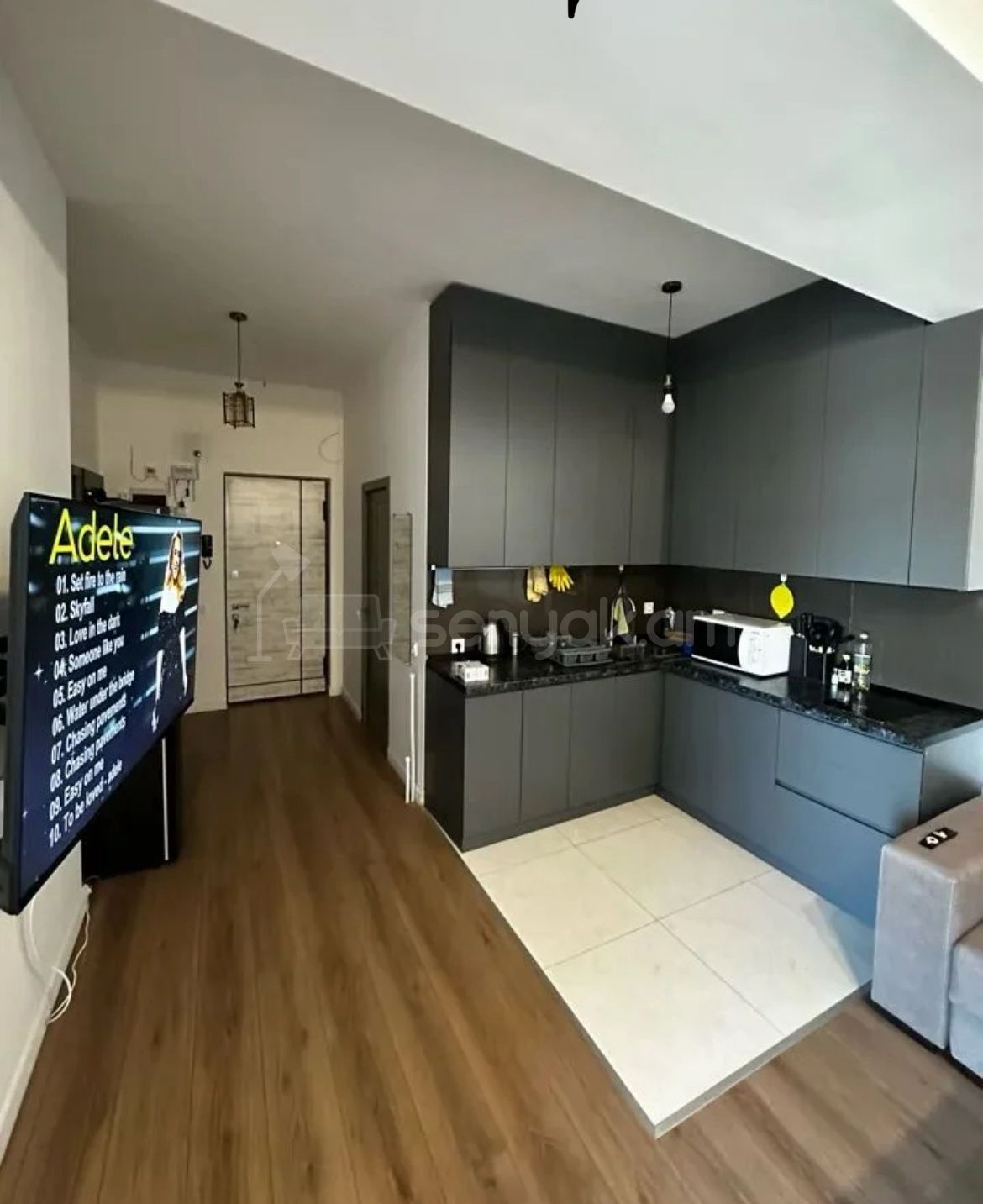 2 Սենյականոց Բնակարան Նորակառույցում, 45քմ, 12/16 հարկ, Կապիտալ Վերանորոգված, Կահավորված, Արևկող