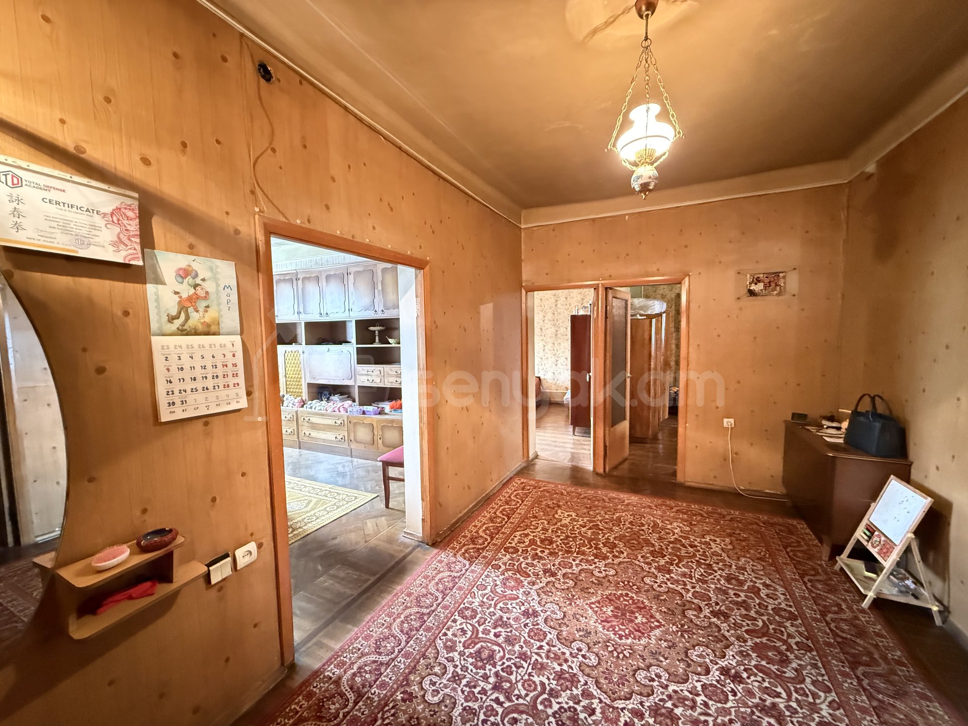 3 Սենյականոց Բնակարան Քարե Շենքում, 113քմ, 4/4 հարկ, Պետական Վիճակում