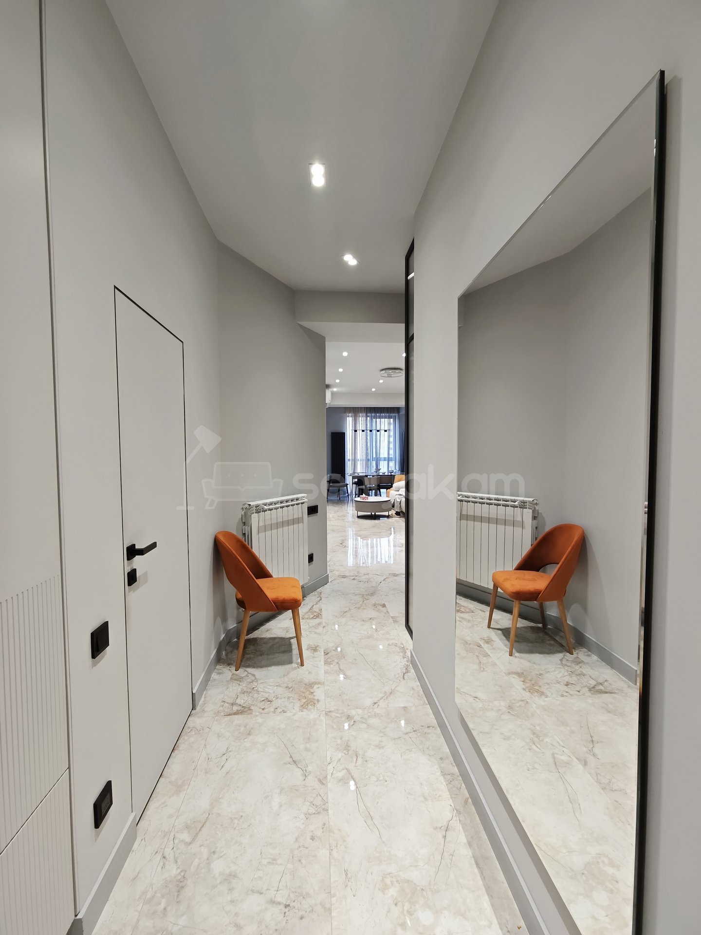 2 Սենյականոց Բնակարան Նորակառույցում, 75քմ, 8/16 հարկ, Դիզայներական Վերանորոգված