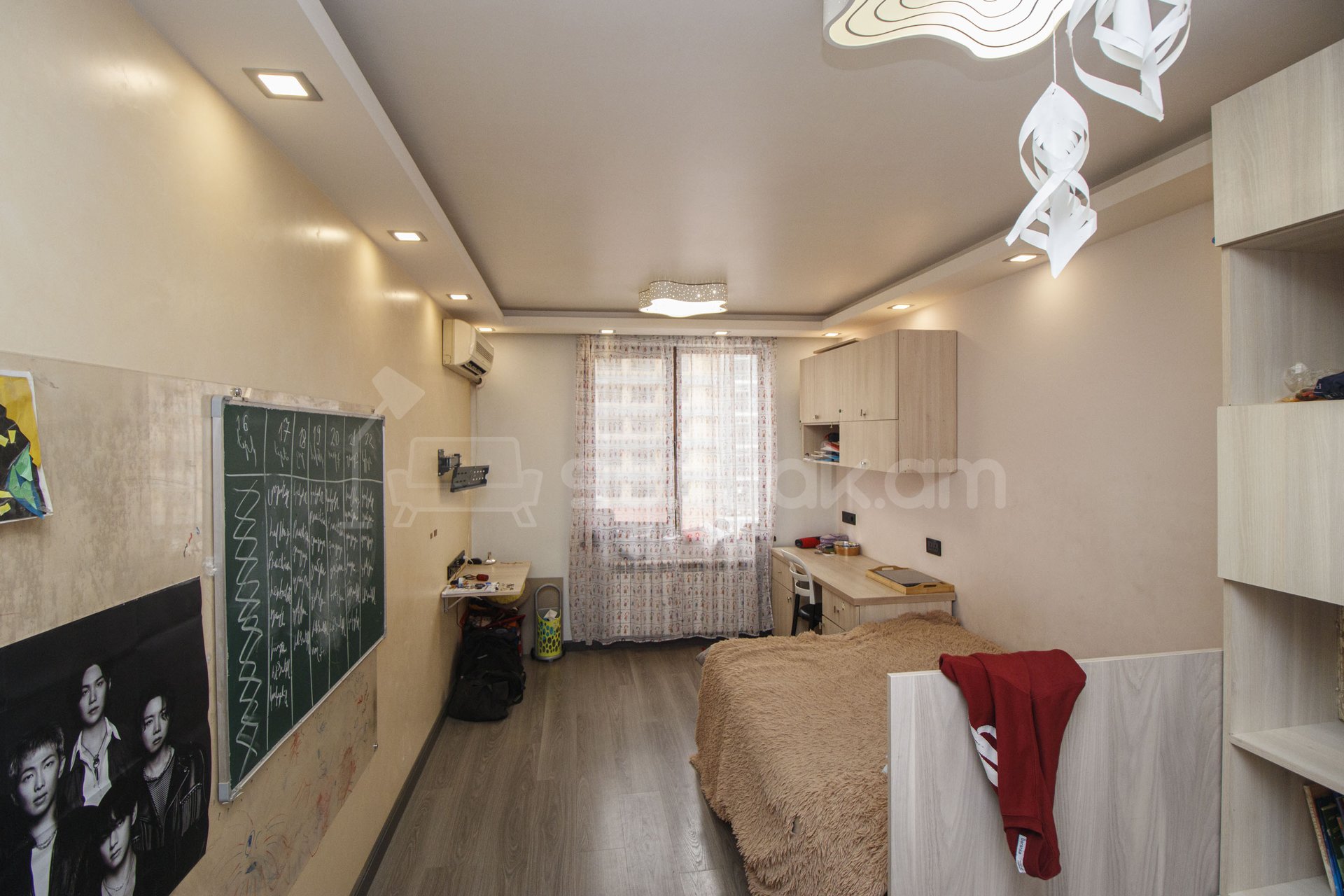 3 Սենյականոց Բնակարան, 92քմ, 5/9 հարկ, Կապիտալ Վերանորոգված