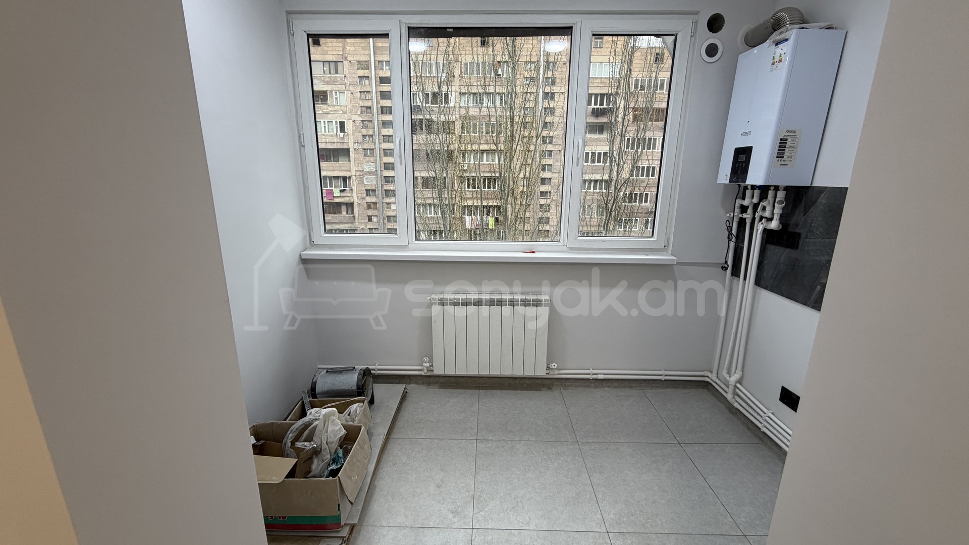 2 Սենյականոց Բնակարան, 35քմ, 4/9 հարկ, Կապիտալ Վերանորոգված