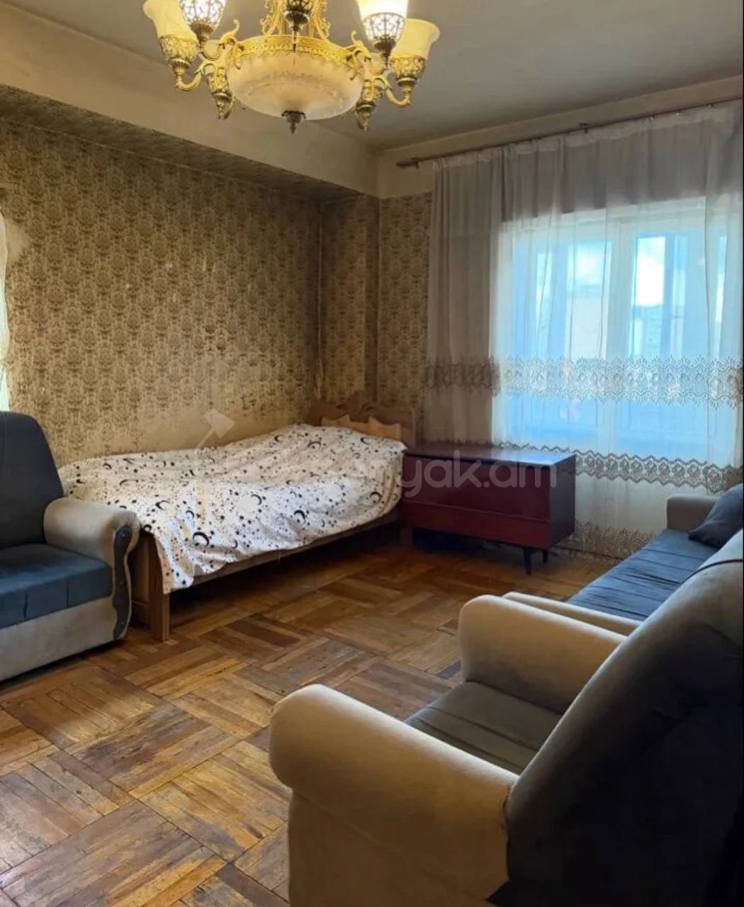 1 Սենյականոց Բնակարան, 45քմ, 4/9 հարկ, Պետական Վիճակում
