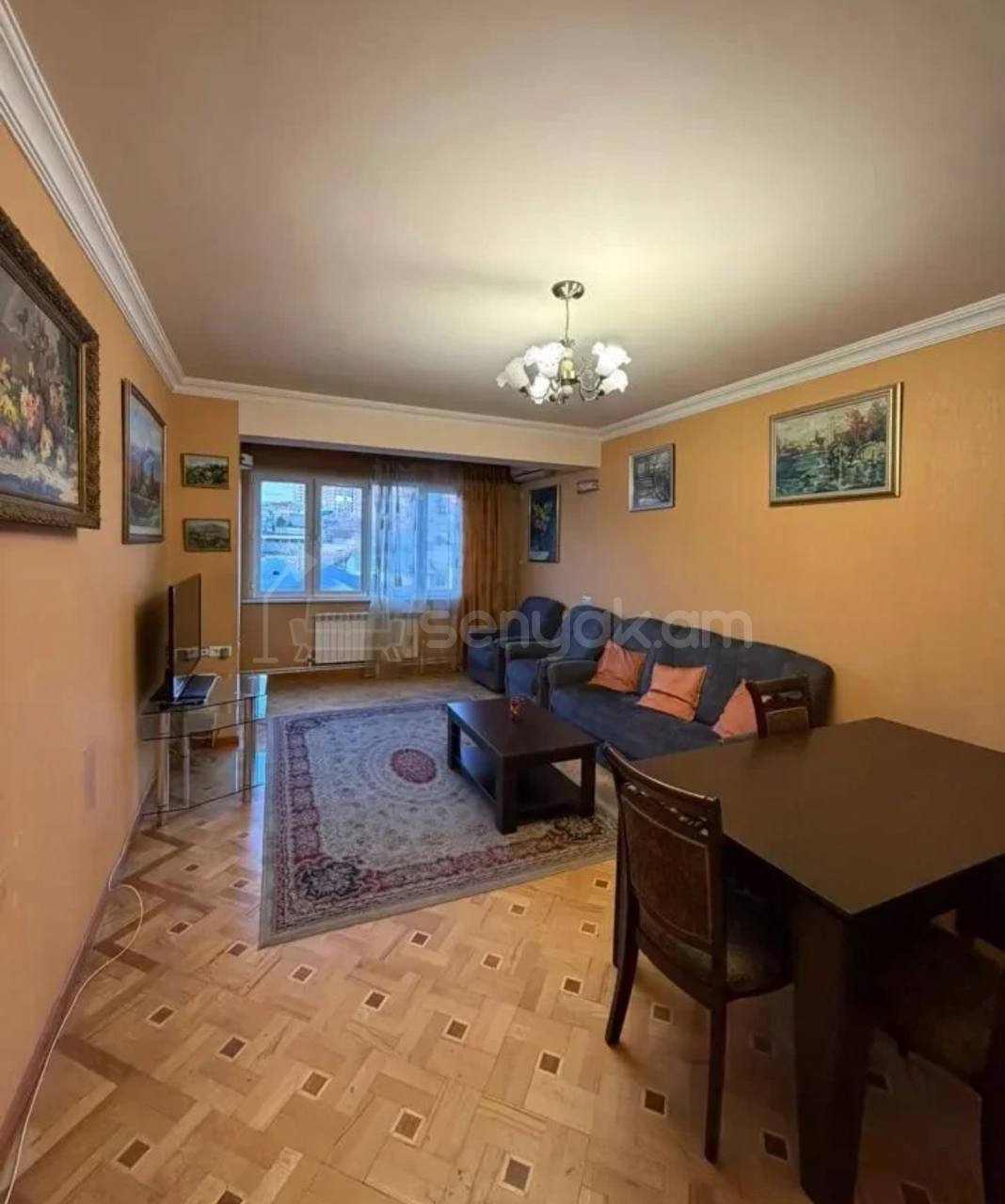4 Սենյականոց Բնակարան Քարե Շենքում, 104քմ, 4/5 հարկ, Կապիտալ Վերանորոգված, Կահավորված
