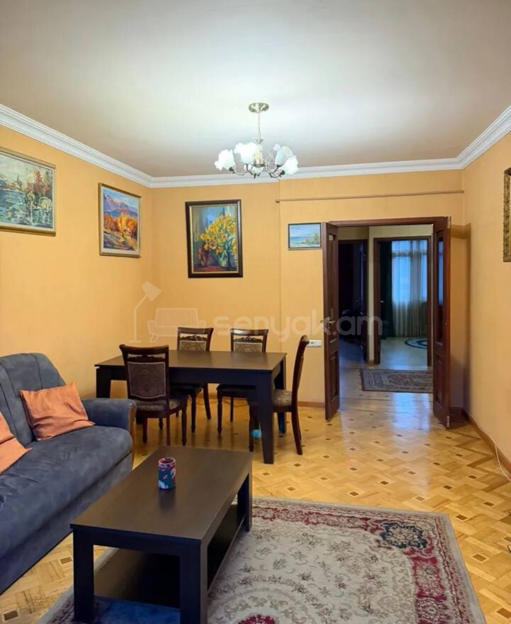 4 Սենյականոց Բնակարան Քարե Շենքում, 104քմ, 4/5 հարկ, Կապիտալ Վերանորոգված, Կահավորված