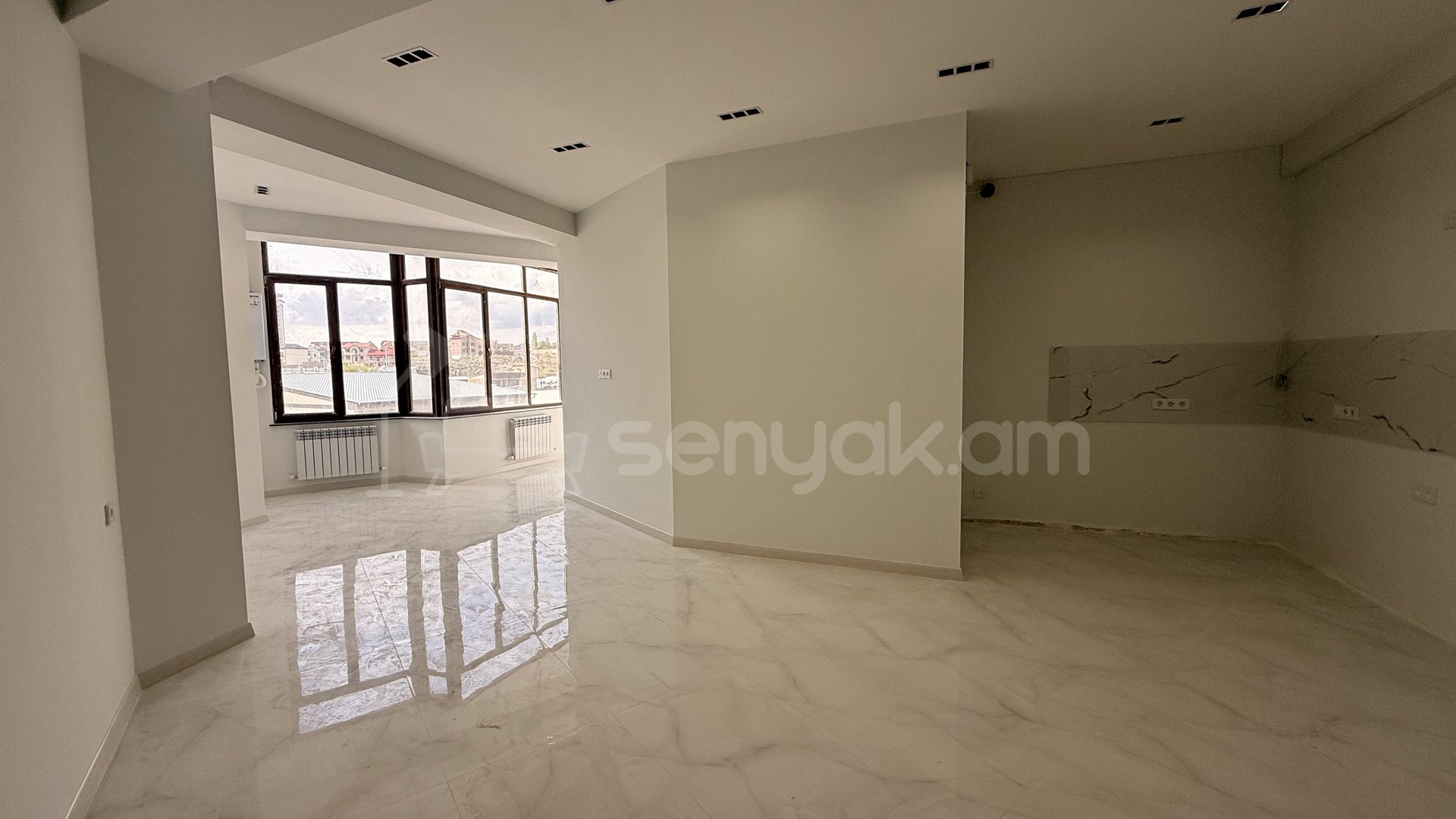 2 Սենյականոց Բնակարան Նորակառույցում, 61քմ, 4/13 հարկ, Կապիտալ Վերանորոգված