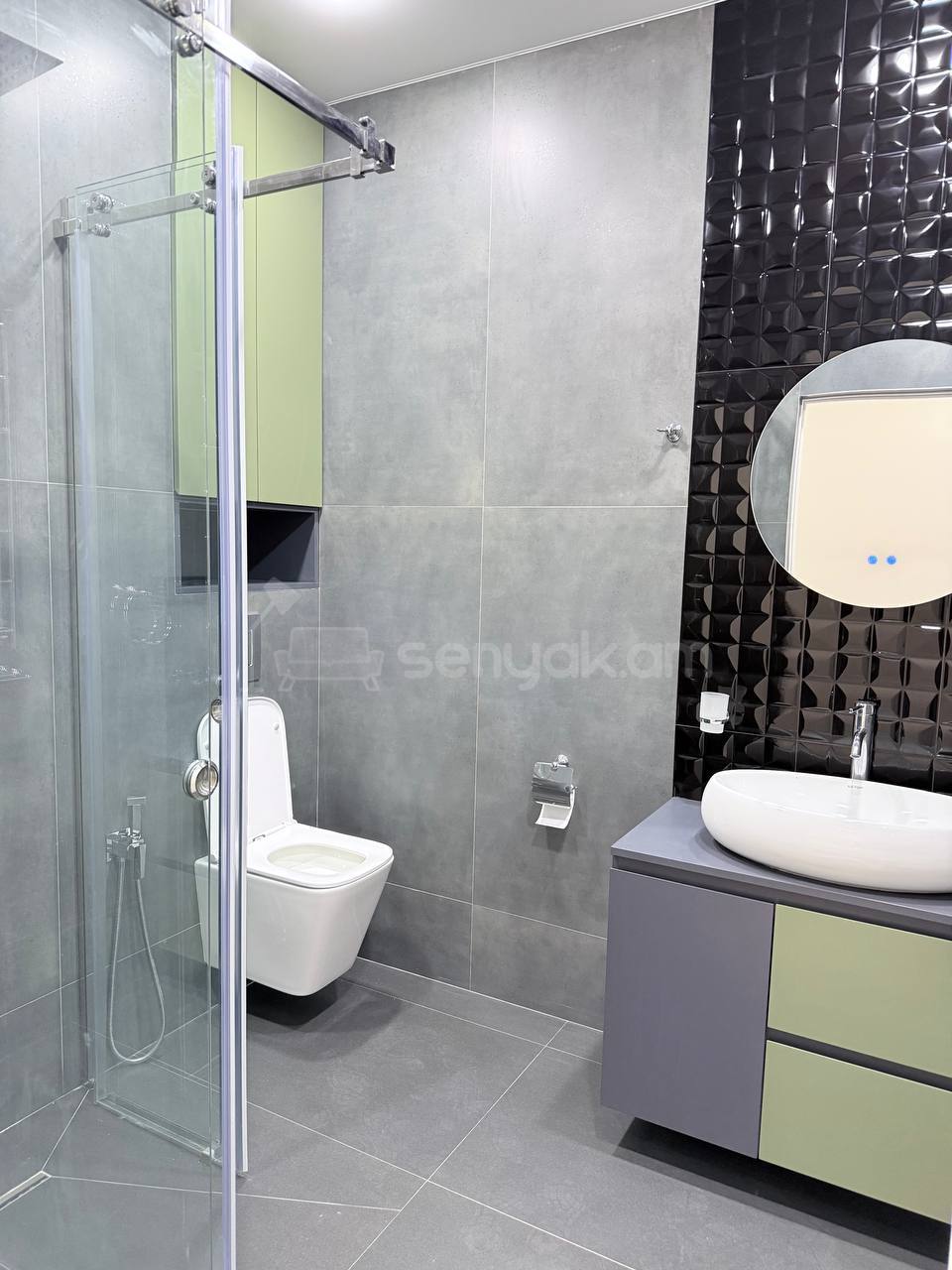 1 Սենյականոց Բնակարան Նորակառույցում, 45քմ, 8/18 հարկ, Դիզայներական Վերանորոգված, Կահավորված