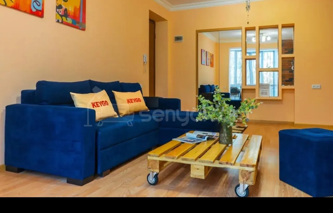 2 Սենյականոց Բնակարան Քարե Շենքում, 55քմ, 2/5 հարկ, Կապիտալ Վերանորոգված, Կահավորված