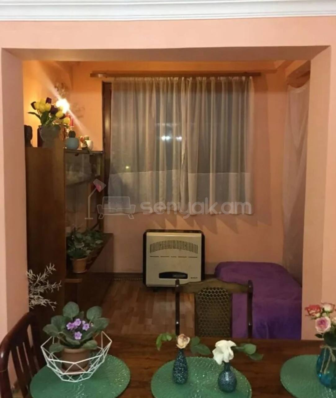 2 Սենյականոց Բնակարան Քարե Շենքում, 56քմ, 5/5 հարկ, Կոսմետիկ Վերանորոգված, Կահավորված
