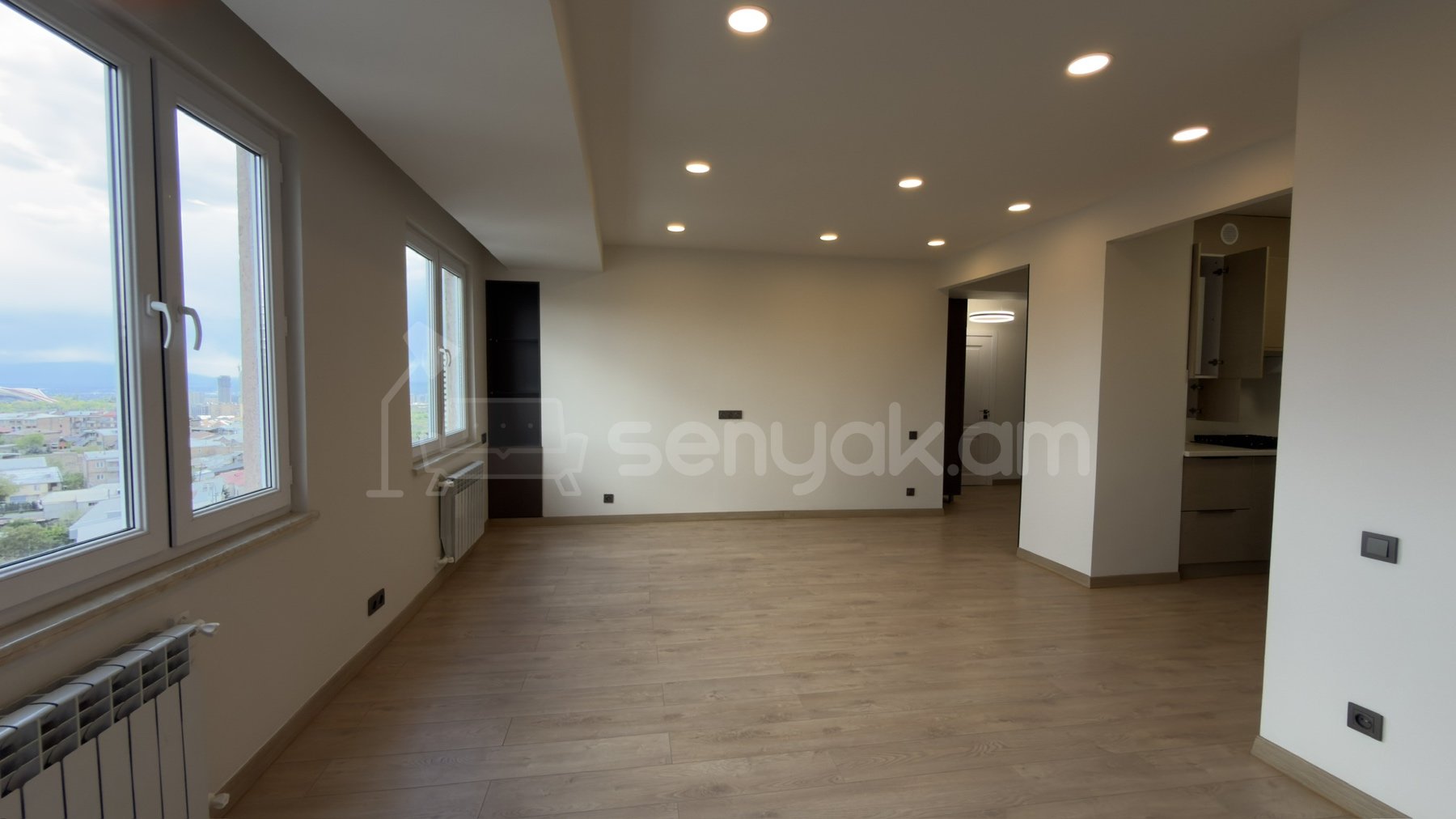 2 Սենյականոց Բնակարան, 55քմ, 14/14 հարկ, Կապիտալ Վերանորոգված