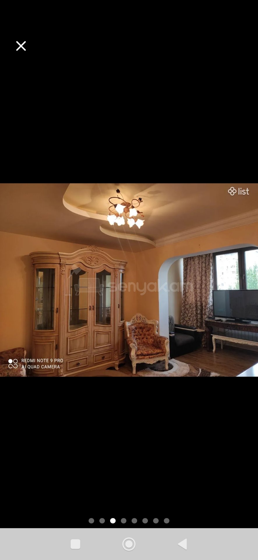 2 Սենյականոց Բնակարան, 48քմ, 5/9 հարկ, Կոսմետիկ Վերանորոգված, Կահավորված